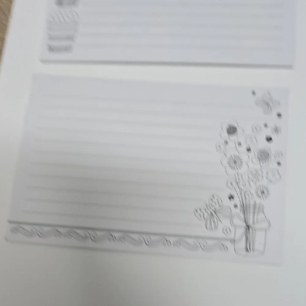 Elegant White Party Note Cards - Set of 45 Cards